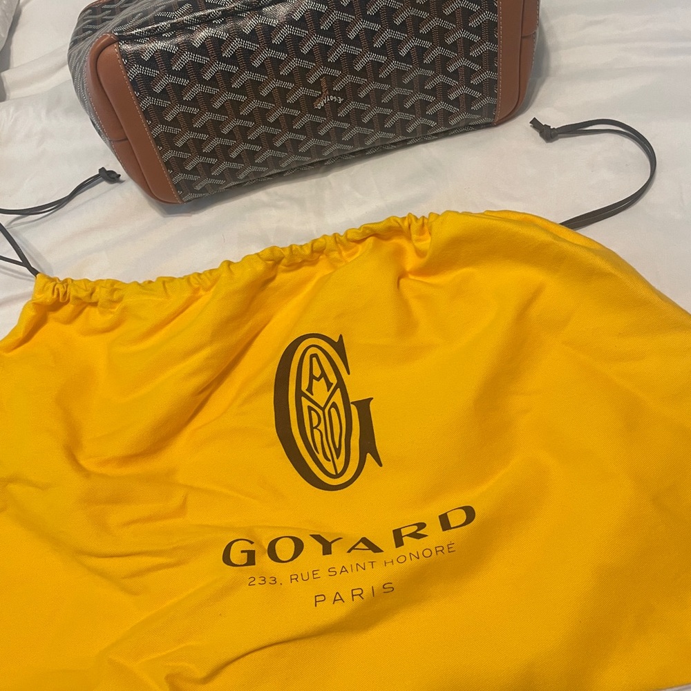 Goyard Brown/Black Artois PM tote bag- like new! 100% Authentic - Picture 7 of 9